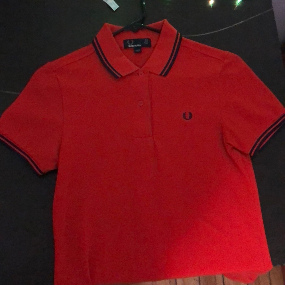 Women’s Fred Perry polo.